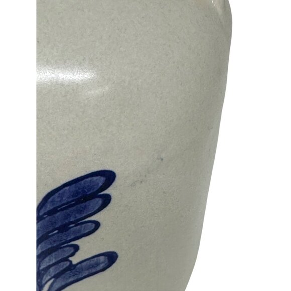 VTG Pfaltzgraff Yorktowne Stoneware Jug Pitcher #563Y Blue Flower 4.5"x6" Cream - Picture 3 of 9